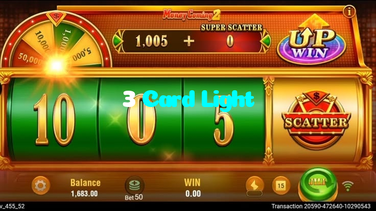 3 Card Light خوش آمدید بونس +600% پیشکش موبائل ایپ کے پروموشن سیکشن میں دکھائی دیتی ہے۔